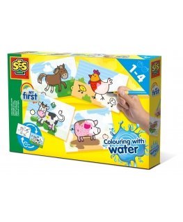 SES Painting with water - Farm animals