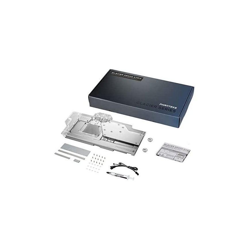 Fanteks PHANTEKS Glacier G6000 STRIX GPU Vanduo Block, ASUS RX 6800/6900 Strix/TUF, D-RIDB - silter – 7