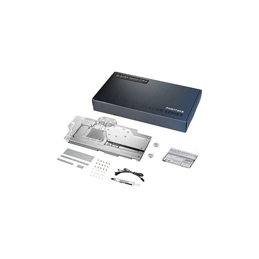Fanteks PHANTEKS Glacier G6000 STRIX GPU Water Block, ASUS RX 6800/6900 Strix/TUF, D-RIDB - silter – 8