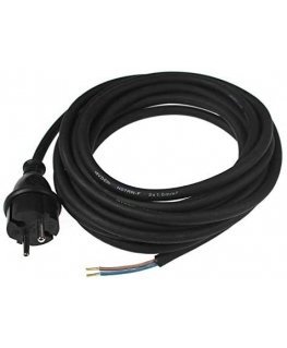Cable with plug AS-SCHWABE H05RN-F 2x1.0 5m