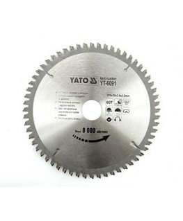 YATO circular saw for ALUMINUM 250x30mm 100 TEETH 6095