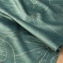 Eurofirany BLINK / 18 Velvet table runner with water lily leaf pattern, 35X180 cm, color: dark mint Eurofirany BLINK / 18 Velvet table runner with water lily leaf pattern, 35X180 cm, color: dark mint
