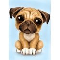 Beldizart Pug 20*30 cm WD190 Beldizart Pug 20*30 cm WD190