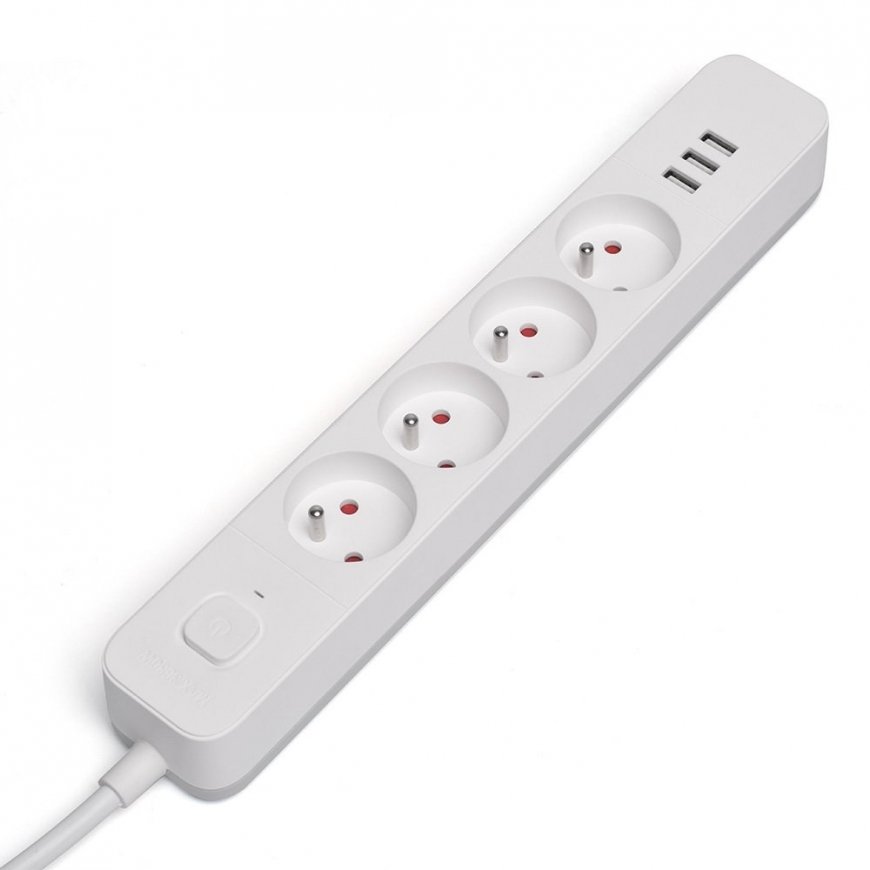 Own power supply line 4 sockets 1.5 m white (SAVLZ-12) – 5