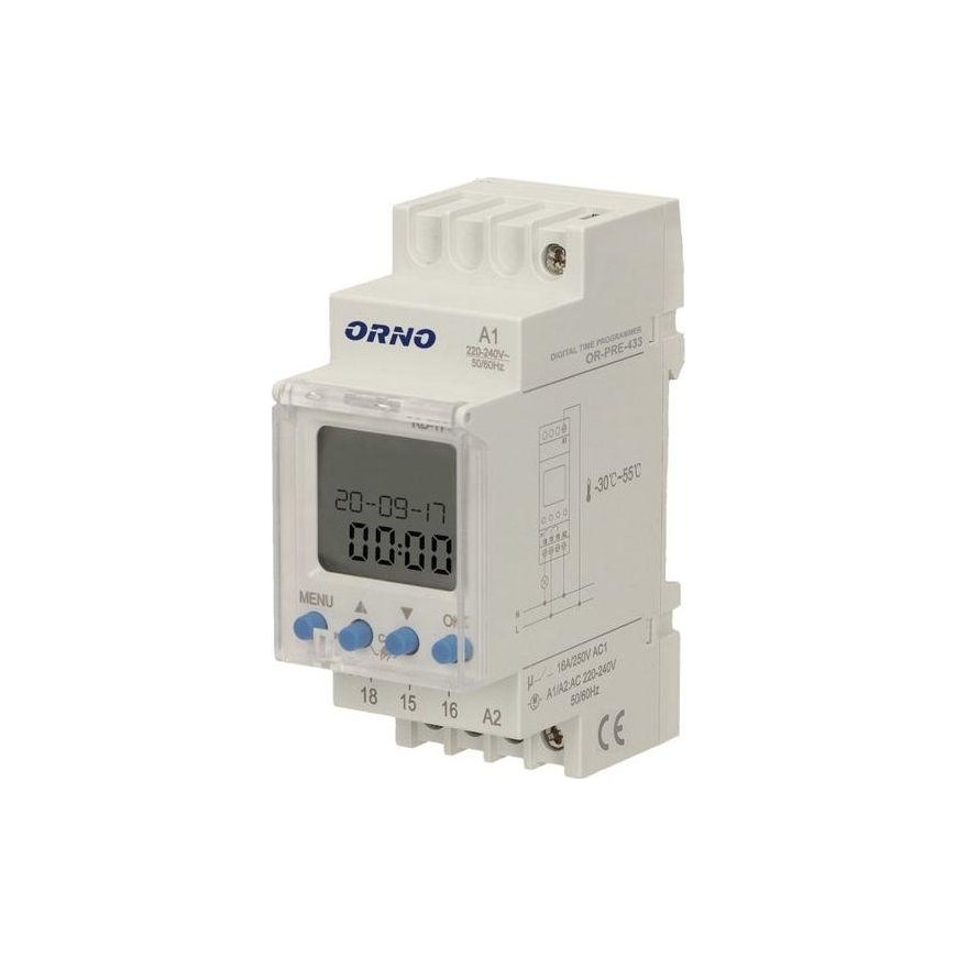 Orno OR-PRE-433 Electronic Timer Software – 2