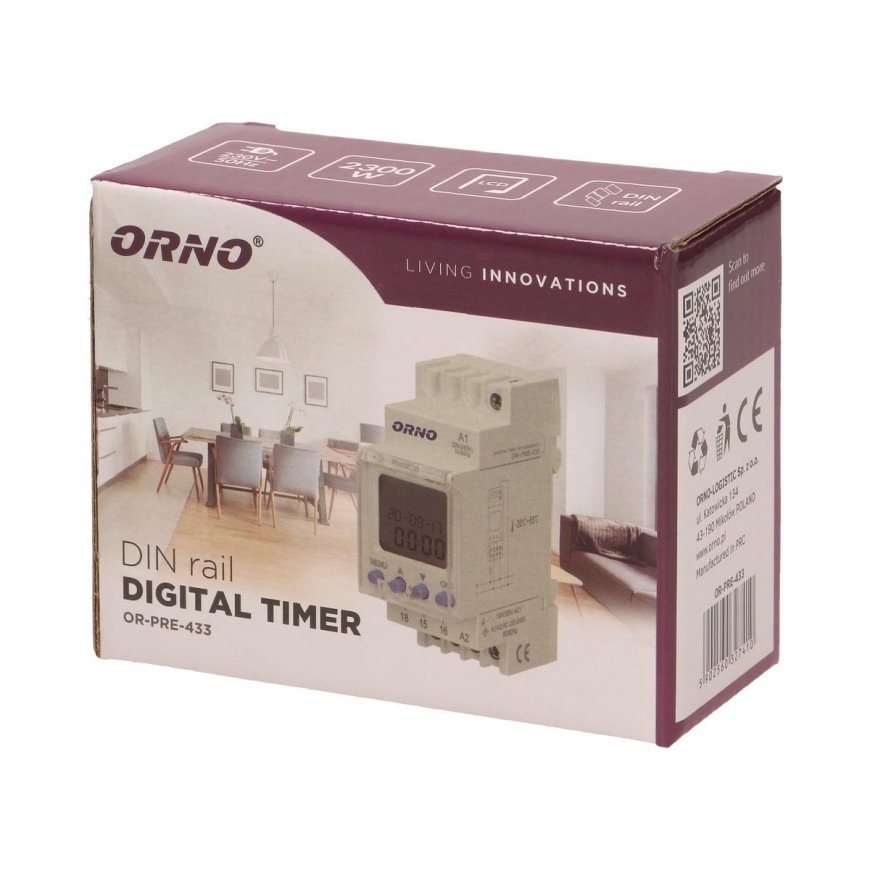 Orno OR-PRE-433 Electronic Timer Software – 5