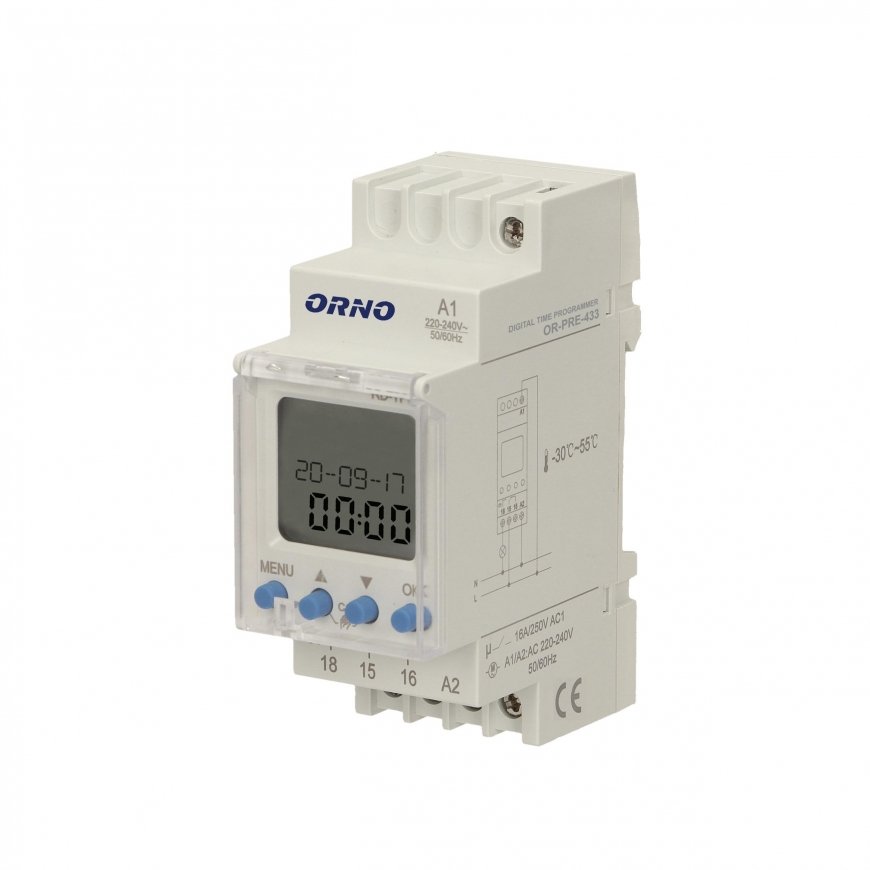 Orno OR-PRE-433 elektroninė laikmačio programinė įranga – 10