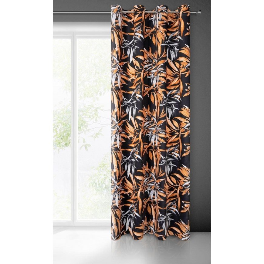 Eurofirany PIER / ZAS / ZOJA 140X250 P Black + RED – 2
