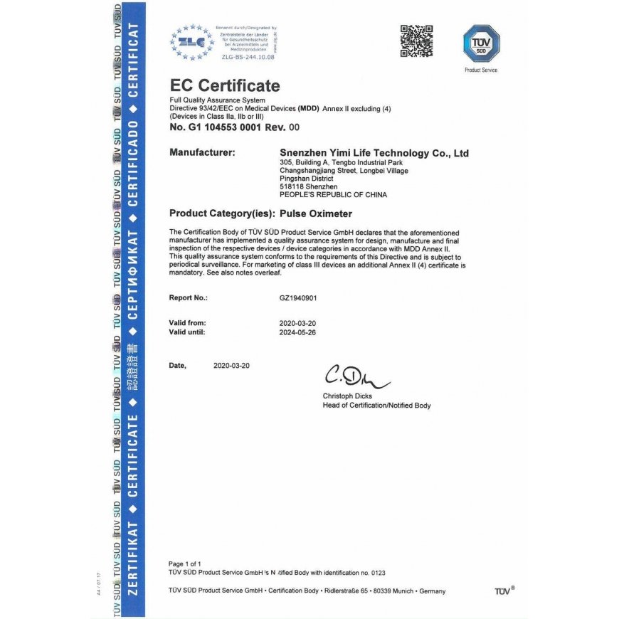 ProMedix Medicininis pirštų pulsoksimetras PR-870 – 8