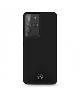 Mercedes MEHCS21LSILBK S21 Ultra G998 Black/Black Hard Silicone Line