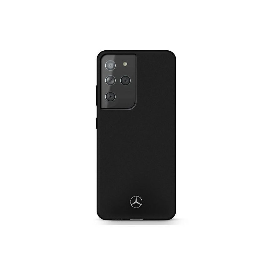 Mercedes MEHCS21LSILBK S21 Ultra G998 Black/Black Hard Silicone Line