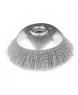 GRAPHITE Wire brush for petrol brushcutter 150 x 25.4 mm, soft, wavy wires