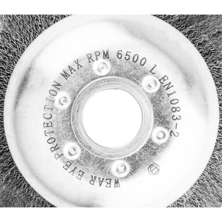 GRAPHITE Wire brush for petrol brushcutter 150 x 25.4 mm, soft, wavy wires – 3