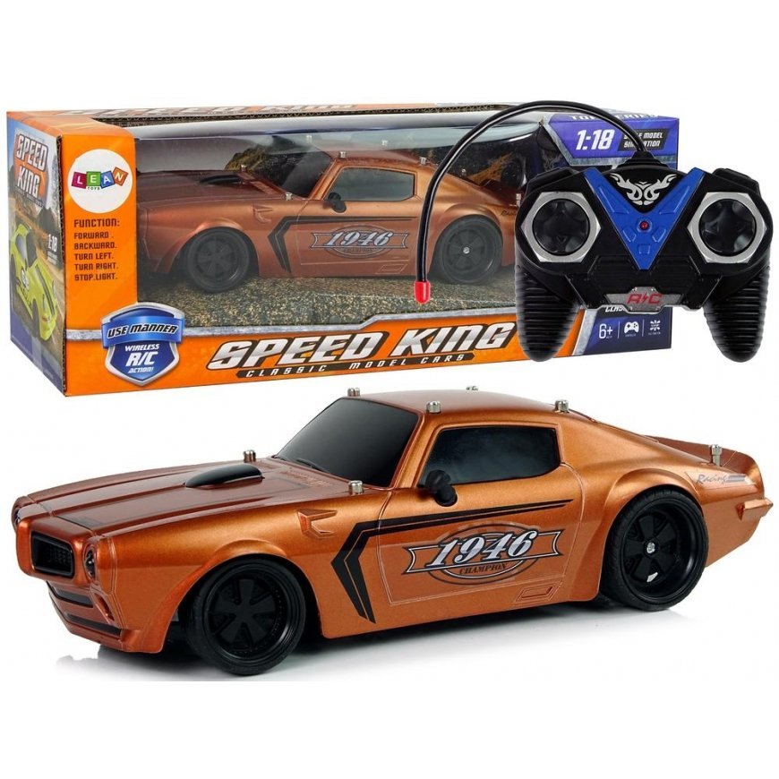 Lean Cars R/C Sports Car 1:18 Brown Champion Pilot – 2
