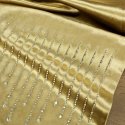 Bedding set Eurofirany ROYAL / 3 Velvet table runner with rhinestones, 35X220 cm, color: golden