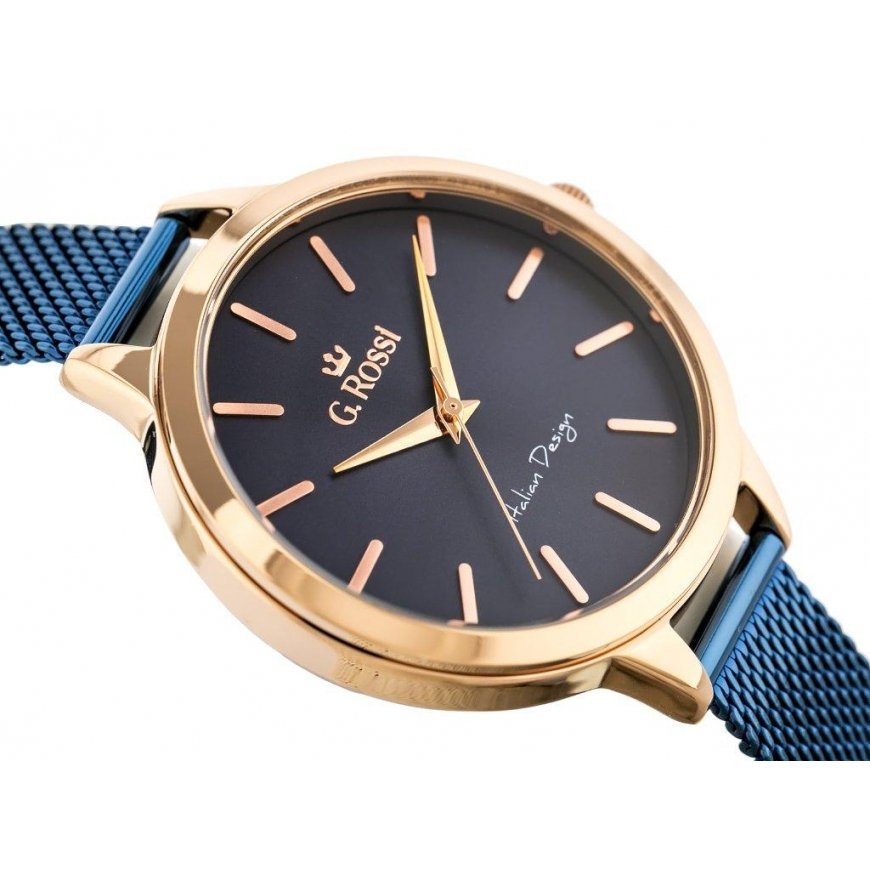 G.Rossi Gino Rossi Džinos Rossi LAIKRODIS - 10296B (zg680j) + universalus BOX – 4