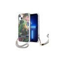 Guess GUHCP13SHFLSB iPhone 13 mini 5.4quot blue/blue hardcase Flower Strap Guess GUHCP13SHFLSB iPhone 13 mini 5.4quot blue/blue hardcase Flower Strap