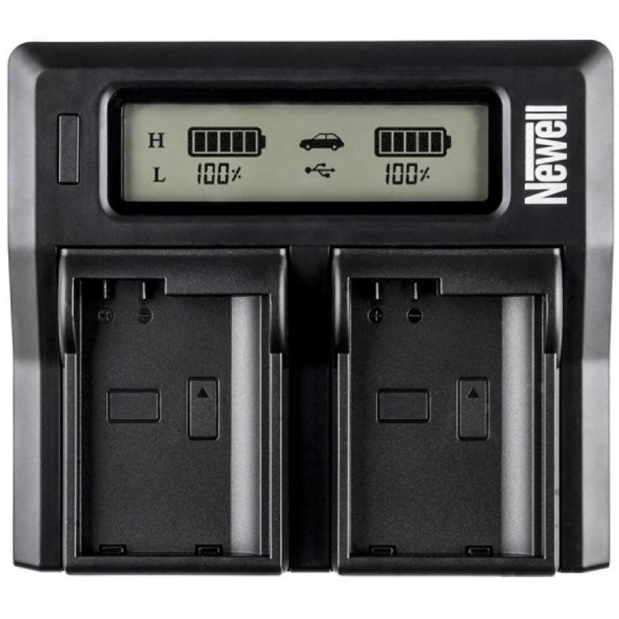 Newell Camera Charger Newell DC-LCD Dual Channel Charger NP-F, NP-FM Series Batteries