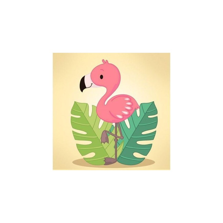 Beldizart Flamingo 20*20 cm WD2537