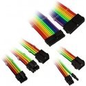 Kolink Core Adept Braided Cable Extension Kit - Rainbow Kolink Core Adept Braided Cable Extension Kit - Rainbow