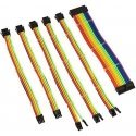 Kolink Core Adept Braided Cable Extension Kit - Rainbow Kolink Core Adept Braided Cable Extension Kit - Rainbow