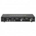 TECHLY 101928 Techly 2-port DisplayPort/USB dual-monitor KVM switch 2x1 with audio TECHLY 101928 Techly 2-port DisplayPort/USB dual-monitor KVM switch 2x1 with audio