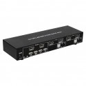 TECHLY 101928 Techly 2-port DisplayPort/USB dual-monitor KVM switch 2x1 with audio TECHLY 101928 Techly 2-port DisplayPort/USB dual-monitor KVM switch 2x1 with audio