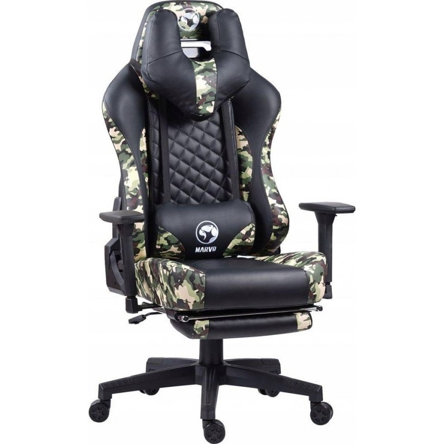 Gaming chair Marvo CH-134 Gaming Chair, Camouflage