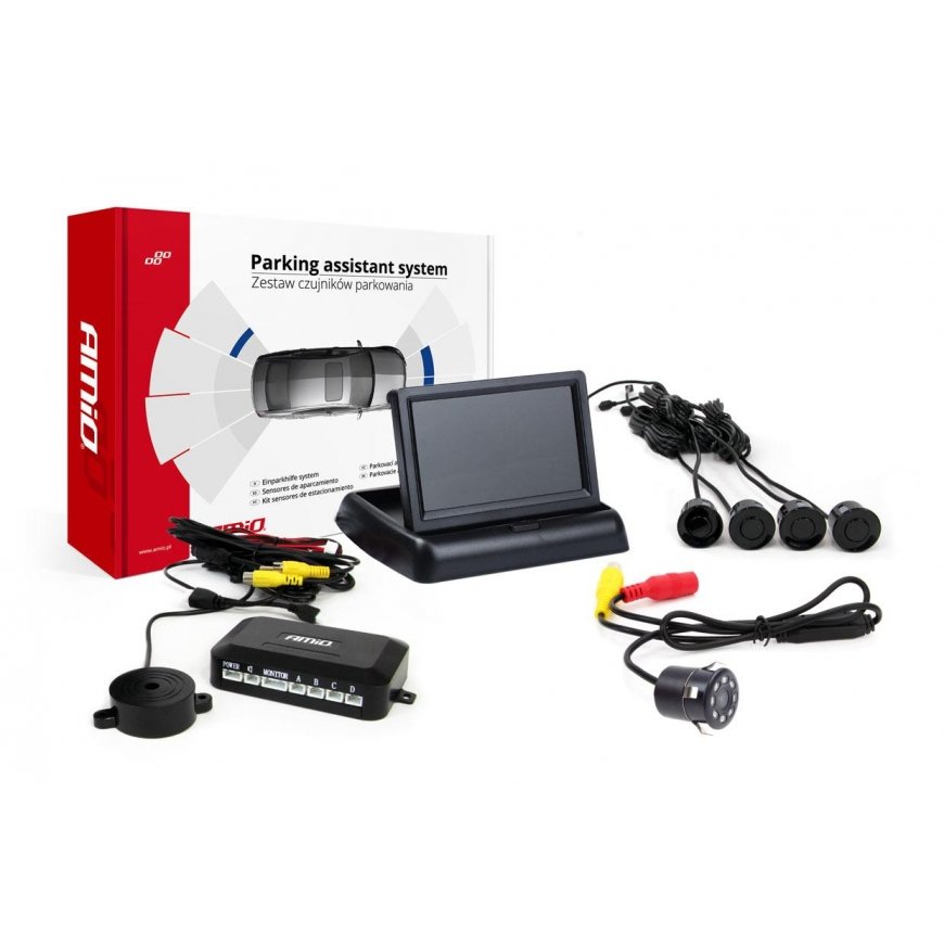 Amio Parking sensor kit tft02 4