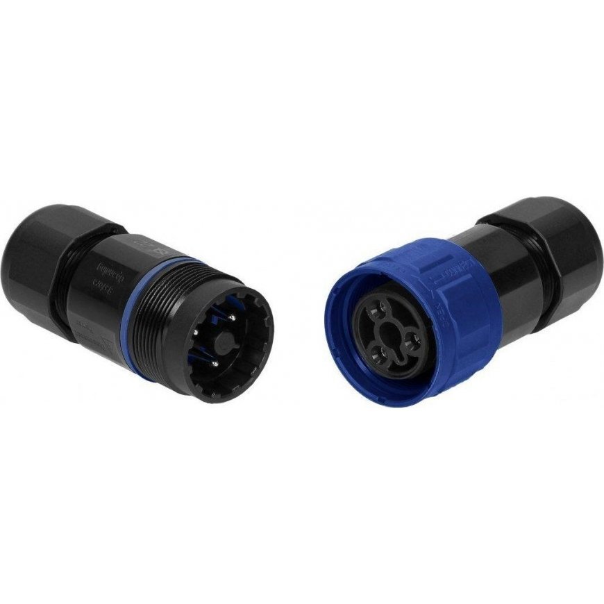 Orno Cable connector, socket-plug, 3x4mm2, IP68, 10 pcs. – 3