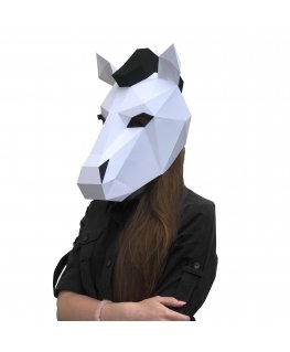 Beldizart SALE Wizardi 3D Papercraft Kit Horse Neona Mask PP-3KON-2WB