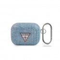 Guess Protective case GUACAPTPUJULLB Jeans Collection for AirPods Pro blue
