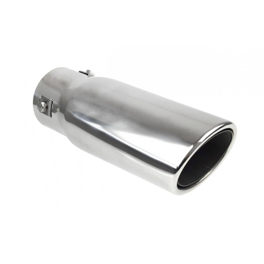 Exhaust muffler tip stainless steel amio mt 021 chrome