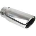 Exhaust muffler tip stainless steel amio mt 021 chrome