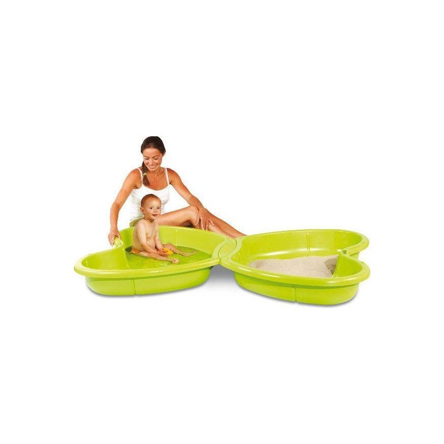 Smoby Coverable Smoby sandbox Butterfly, green