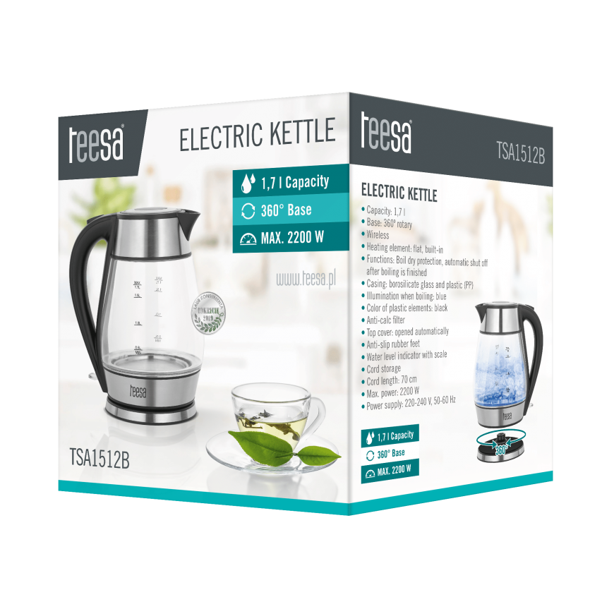 Teesa Wireless Kettle – 5