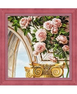 Beldizart Arch and roses 30x30 cm AZ-1678