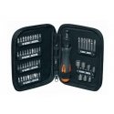 Black & Decker Juodas & Decker atsuktuvas su reketu ir antgalių rinkiniu, 56 vienetai (A7104) Black & Decker Juodas & Decker atsuktuvas su reketu ir antgalių rinkiniu, 56 vienetai (A7104)