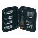 Black & Decker Juodas & Decker atsuktuvas su reketu ir antgalių rinkiniu, 56 vienetai (A7104) Black & Decker Juodas & Decker atsuktuvas su reketu ir antgalių rinkiniu, 56 vienetai (A7104)