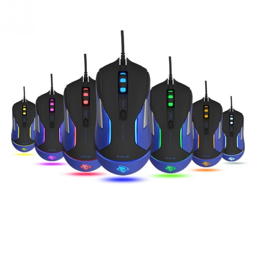 E-blue Auroza Gaming V2 pele USB Type-A Optisks 5000 DPI – 4