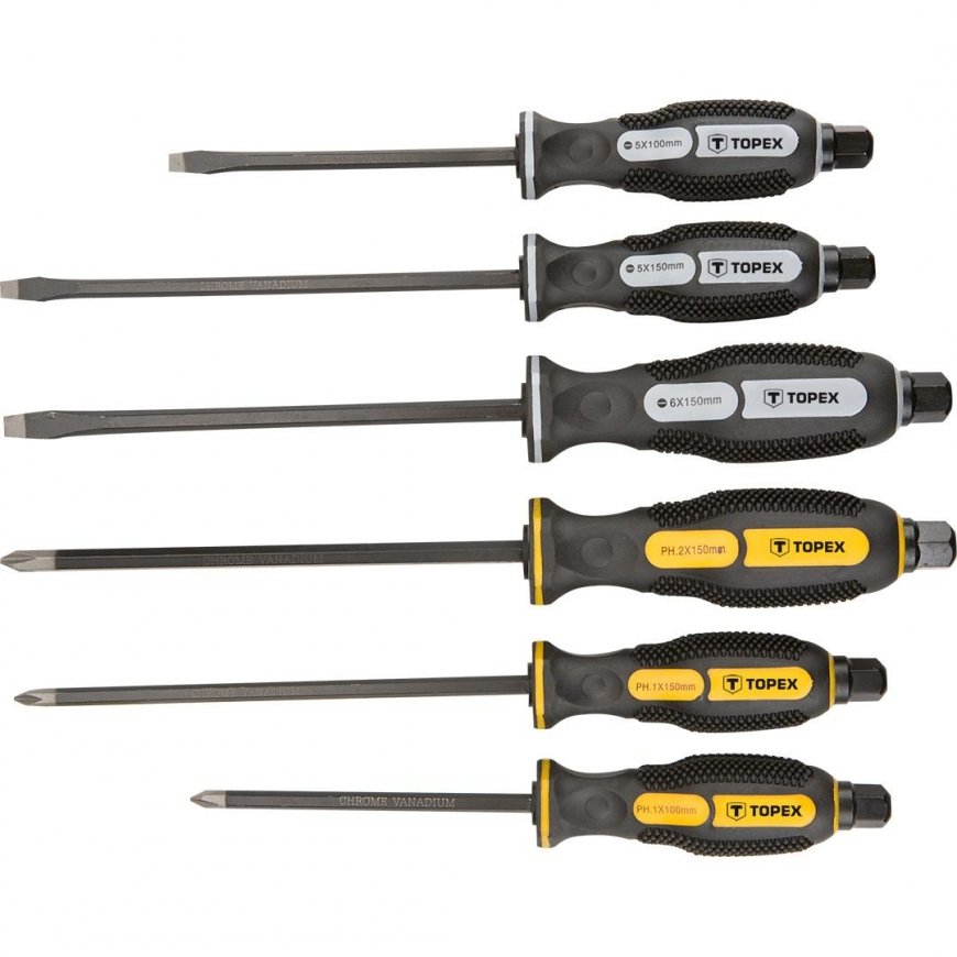 Topex Impact screwdrivers 6 pcs. 39D506 – 7
