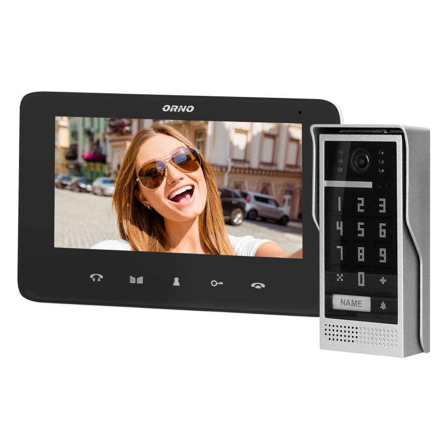 Orno Video intercom kit, handset, color