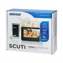 Orno Video intercom kit, handset, color, LCD 7 inch, intercom, with encryption, surface mount, black