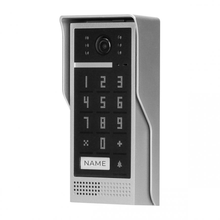 Orno Video intercom kit, handset, color, LCD 7 inch, intercom, with encryption, surface mount, black – 9