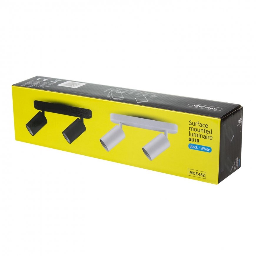 div class"int_ce_html"Maclean wall and ceiling light, spot, movable, aluminum, 2xGU10, 55x100 mm, bl – 4