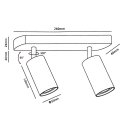 div class"int_ce_html"Maclean wall and ceiling light, spot, movable, aluminum, 2xGU10, 55x100 mm, bl div class"int_ce_html"Maclean wall and ceiling light, spot, movable, aluminum, 2xGU10, 55x100 mm, bl