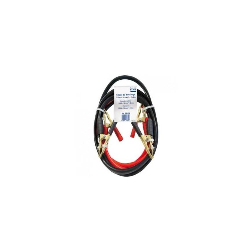 Užvedimo laidai 320A 2x3M. 16mm2 GYS – 4