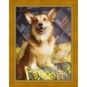 Beldizart Happy Corgi 30x40 cm AZ-1690 Beldizart Happy Corgi 30x40 cm AZ-1690