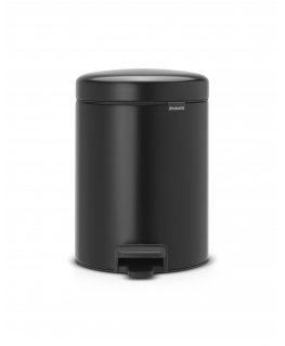 Brabantia Pedal Bin newIcon Pyöreä Musta