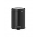 Brabantia Pedal Bin newIcon Круглый Черный